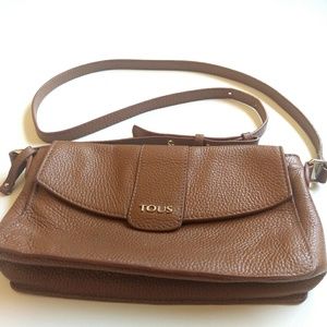 TOUS Leather Crossbody - Tan